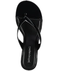 Jeffrey Campbell Women's Gigabyte Jelly Thong Wedge Sandals