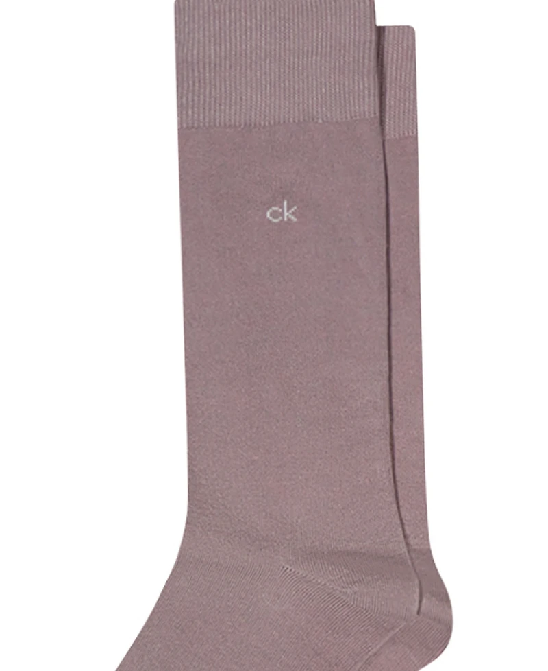 Calvin Klein Men's Cotton Dress Crew Socks, 4-Pack