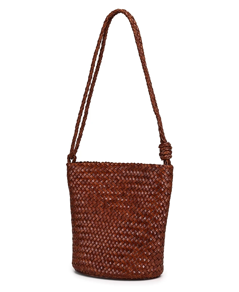 Old Trend Reed Handwoven Mini Crossbody Bag