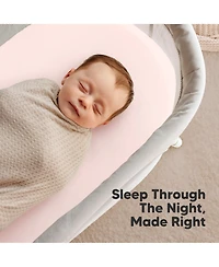 KeaBabies Bassinet Sheet for Baby Girls, Boys, 2-Pack Soothe Fitted Sheets, Bedside Mattress