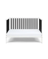Flynama Crib and Changer Combo Detachable Changing Table 3 Adjustable Mattress Heights Space Saving Design Safe Finish for Baby Nursery
