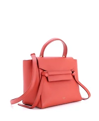 Pre-Owned Celine Micro Belt Bag Textured Leather