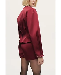 Nocturne Women's Twin-Lace High-Waist Shorts