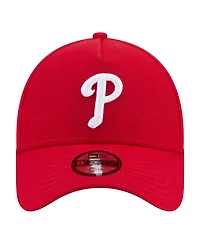New Era Big Boys and Girls Red Philadelphia Phillies 9FORTY A-Frame Adjustable Hat