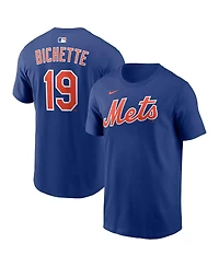 Nike Men's Bo Bichette Royal New York Mets Name Number T-Shirt