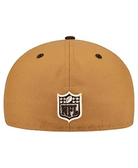 New Era Men's Light Brown/Dark Brown Dallas Cowboys Two-Tone Walnut 59FIFTY Fitted Hat