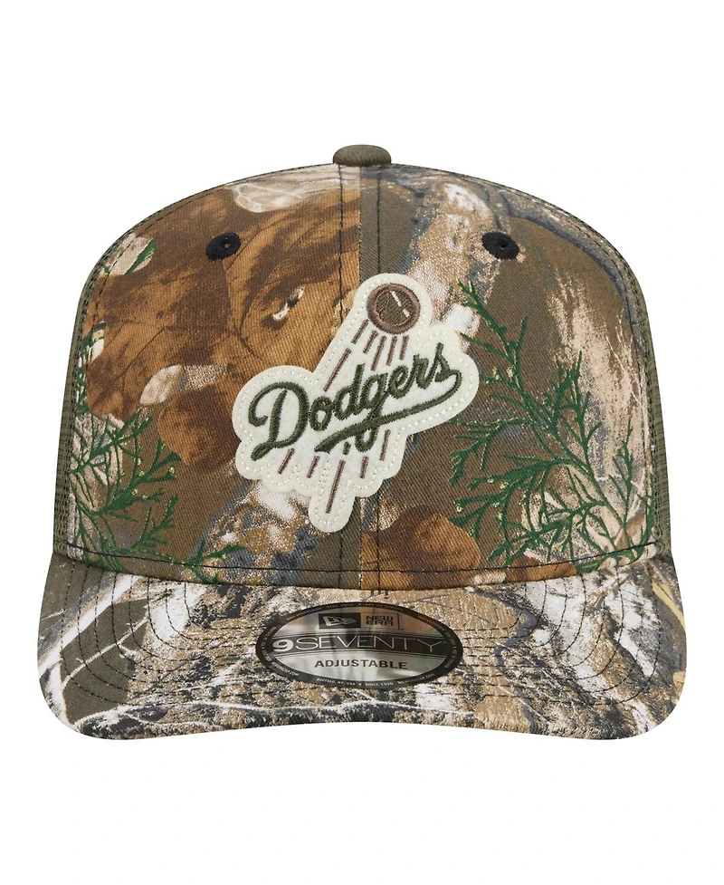 New Era Men's Camo Los Angeles Dodgers Realtree 9SEVENTY Adjustable Hat