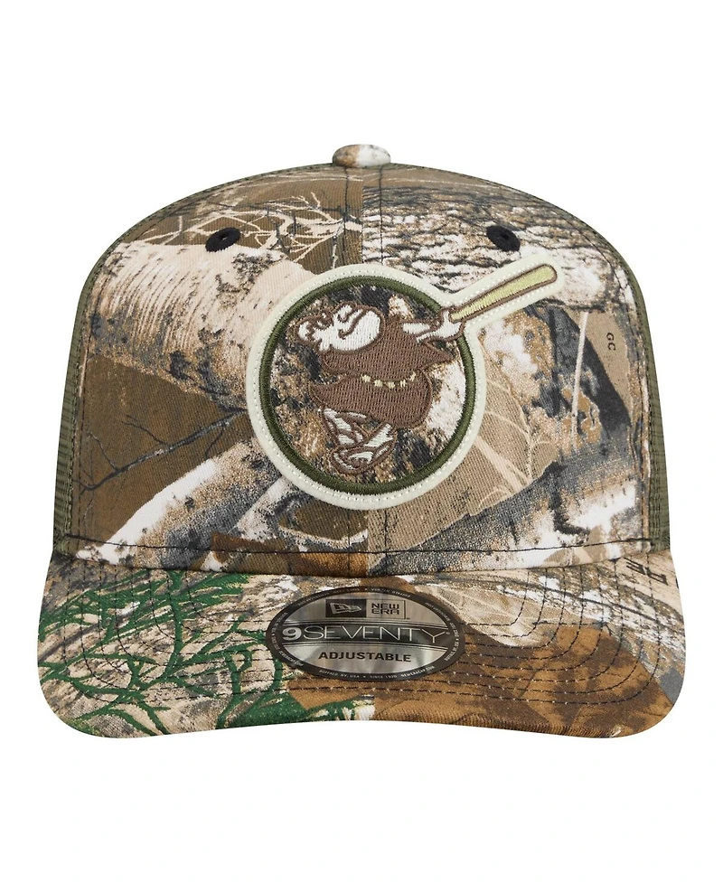 New Era Men's Camo San Diego Padres Realtree 9SEVENTY Adjustable Hat