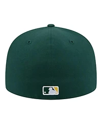 New Era Men's Green Athletics City Patch 59FIFTY Fitted Hat