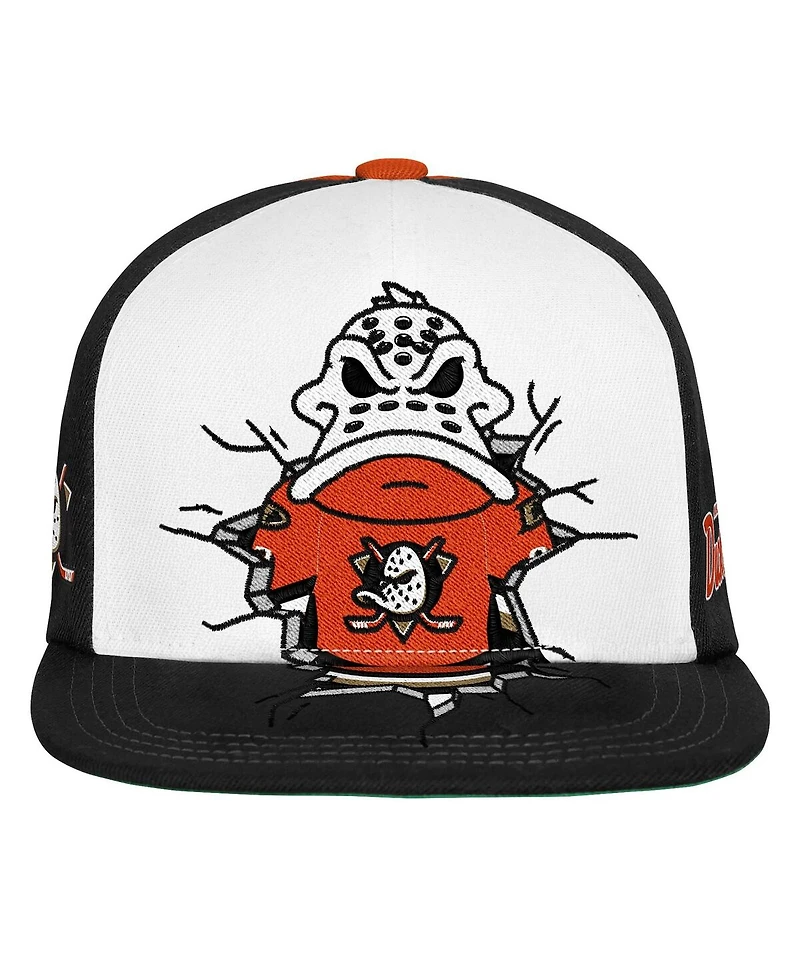 Mitchell & Ness Big Boys and Girls Orange Anaheim Ducks Mascot Snapback Hat