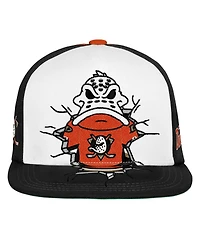 Mitchell & Ness Big Boys and Girls Orange Anaheim Ducks Mascot Snapback Hat