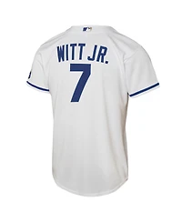 Nike Big Boys and Girls Bobby Witt Jr. White Kansas City Royals Home Stadium Jersey