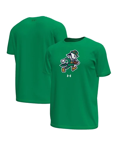 Under Armour Men's Kelly Green Notre Dame Fighting Irish Sporting Leprechaun Tech Stretch T-Shirt