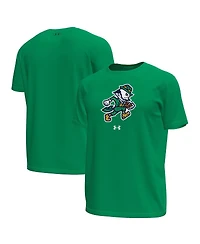 Under Armour Men's Kelly Green Notre Dame Fighting Irish Sporting Leprechaun Tech Stretch T-Shirt