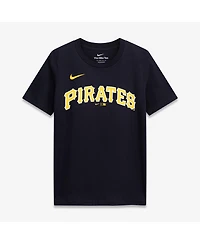 Nike Big Boys and Girls Paul Skenes Black Pittsburgh Pirates Name & Number T-Shirt