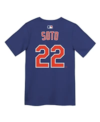 Nike Preschool Juan Soto Royal New York Mets Name Number T-Shirt