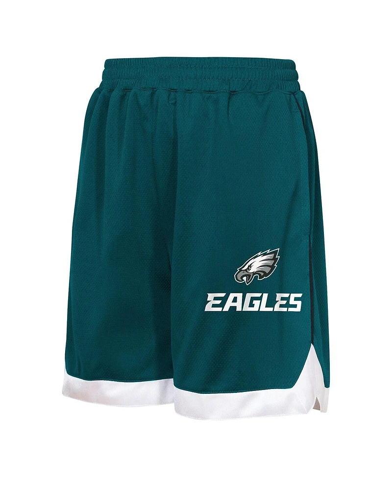 Outerstuff Big Boys and Girls Midnight Green Philadelphia Eagles All Star Mesh Shorts