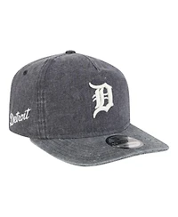 New Era Men's Navy Heather Detroit Tigers Denim Classic 19TWENTY Adjustable Hat
