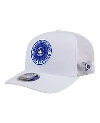 New Era Men's White Los Angeles Dodgers 2026 Spring Training Fan Pack 9SEVENTY Adjustable Trucker Hat