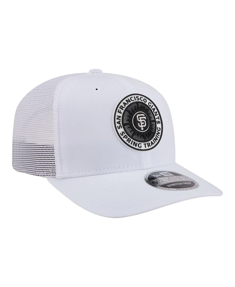 New Era Men's White San Francisco Giants 2026 Spring Training Fan Pack 9SEVENTY Adjustable Trucker Hat