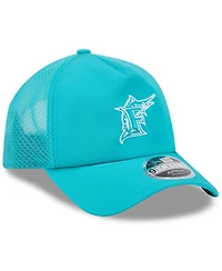 New Era Men's Teal Florida Marlins 2026 Batting Practice Alternate Apex 9FORTY Adjustable Hat