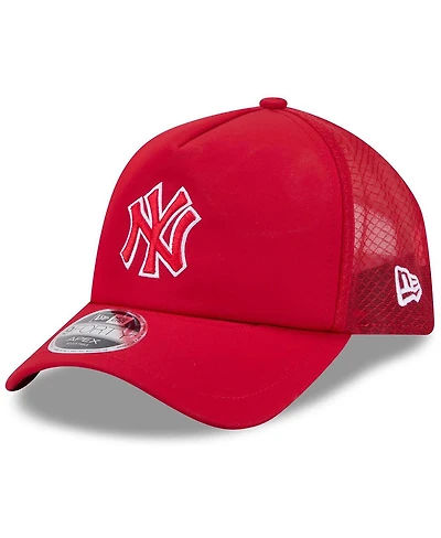 New Era Men's Red New York Yankees 2026 Batting Practice Alternate Apex 9FORTY Adjustable Hat