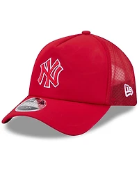 New Era Men's Red New York Yankees 2026 Batting Practice Alternate Apex 9FORTY Adjustable Hat