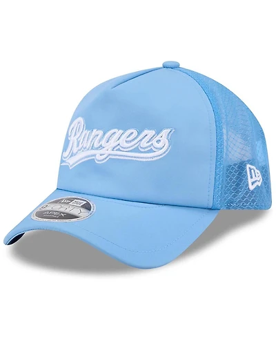 New Era Men's Light Blue Texas Rangers 2026 Batting Practice Alternate Apex 9FORTY Adjustable Hat