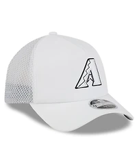 New Era Men's White Arizona Diamondbacks 2026 Batting Practice Apex 9FORTY Adjustable Trucker Hat