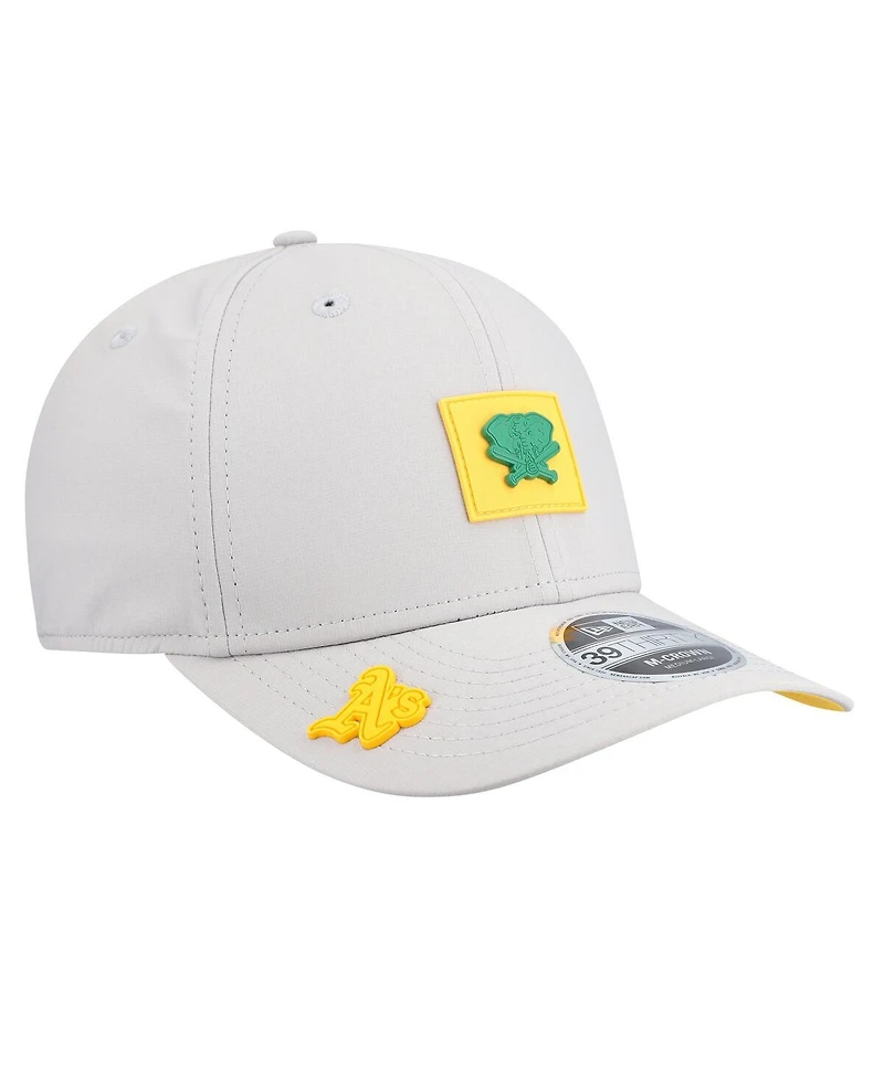 New Era Men's Gray Athletics 2026 Clubhouse Alternate 39THIRTY Flex Hat