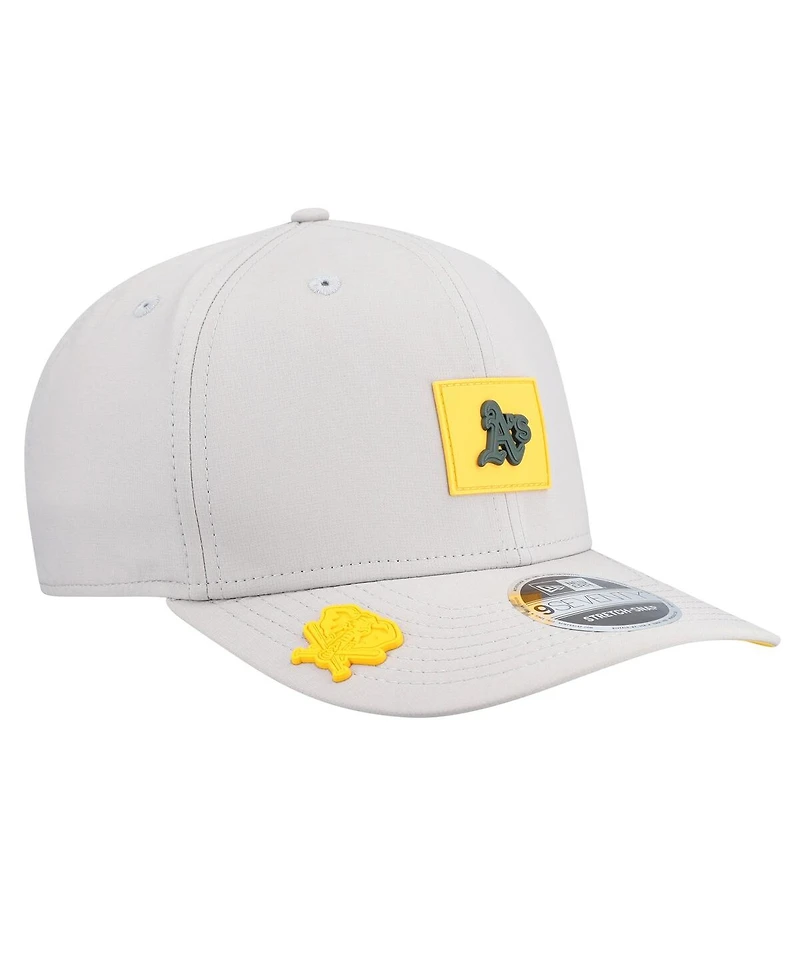 New Era Men's Gray Athletics 2026 Clubhouse 9SEVENTY Adjustable Hat