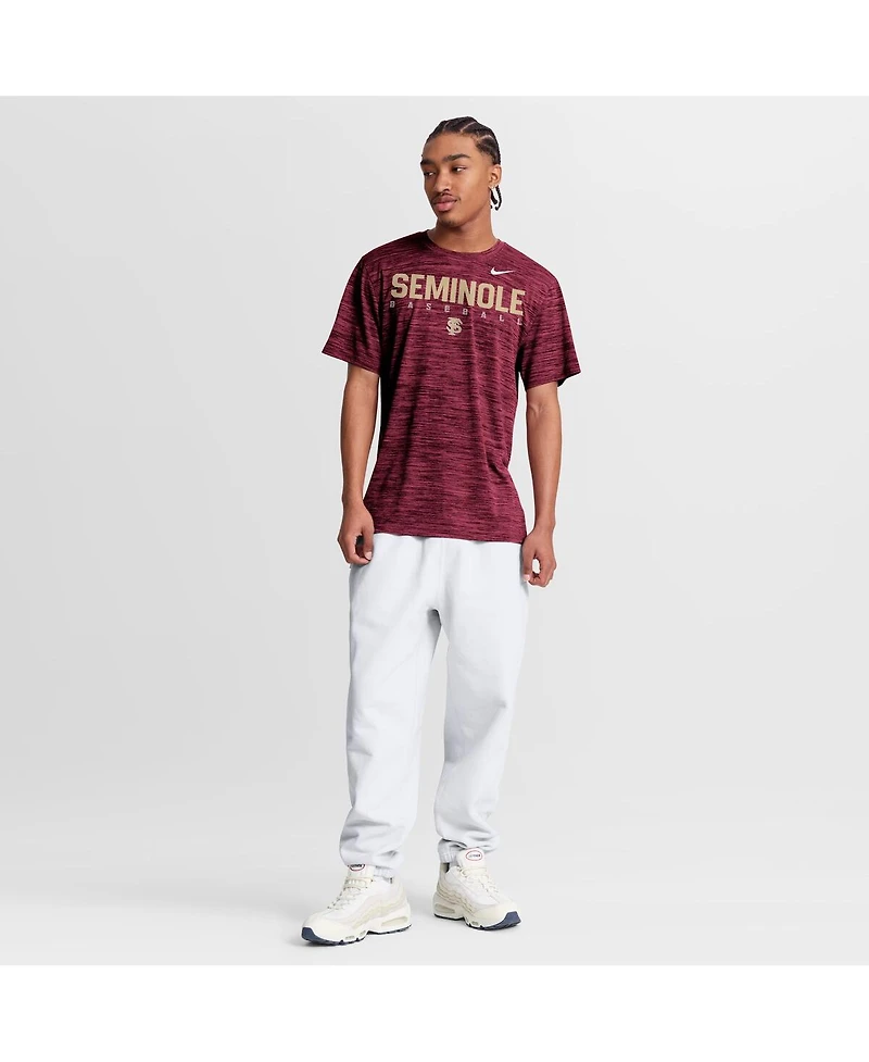 Nike Men's Garnet Florida State Seminoles Dugout Velocity Dri-fit T-Shirt