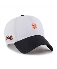 '47 Brand Men's White/Black San Francisco Giants Vista Mini Clean Up brrr° Adjustable Hat