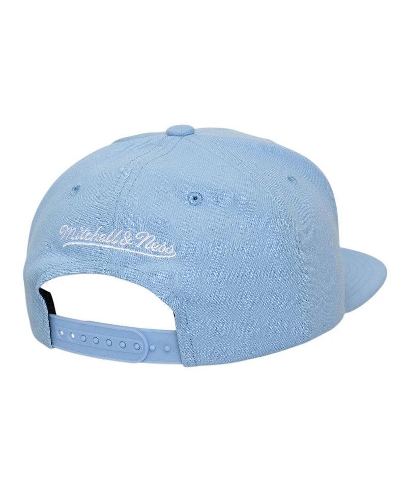 Mitchell & Ness Men's Light Blue Utah Mammoth Legendary Away Snapback Hat