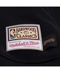 Mitchell & Ness Women's Black Los Angeles Lakers Hardwood Classics Script Lightweight Sweatshirt
