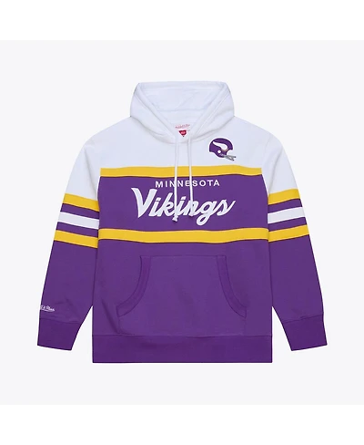 Mitchell & Ness Men's Purple Minnesota Vikings Head Coach Hoodie