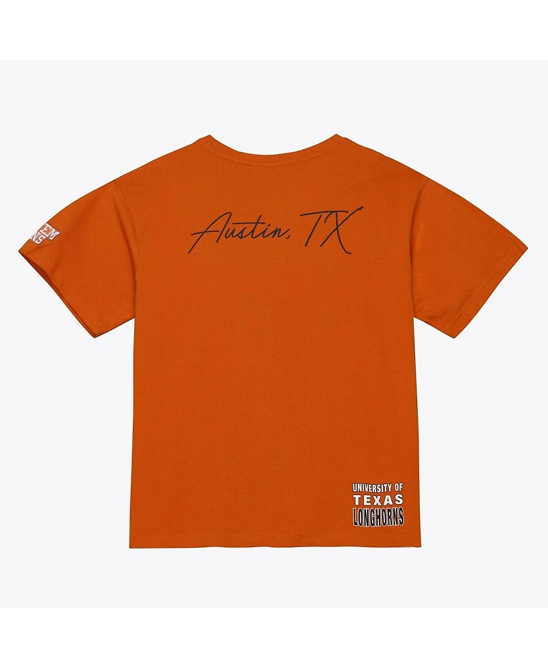 Mitchell & Ness Men's Texas Orange Texas Longhorns Double Clutch Premium T-Shirt