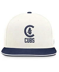 Nike Men's Cream/Navy Chicago Cubs Cooperstown Pro Dri-fit Snapback Hat