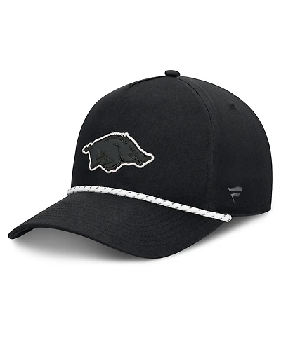 Fanatics Men's Black Arkansas Razorbacks Undertone Rope Adjustable Hat