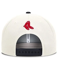 Nike Men's Cream/Navy Boston Red Sox Cooperstown Pro Dri-fit Snapback Hat