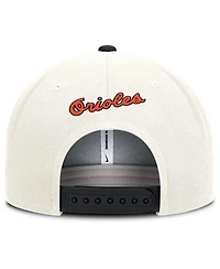 Nike Men's Cream/Black Baltimore Orioles Cooperstown Pro Dri-fit Snapback Hat
