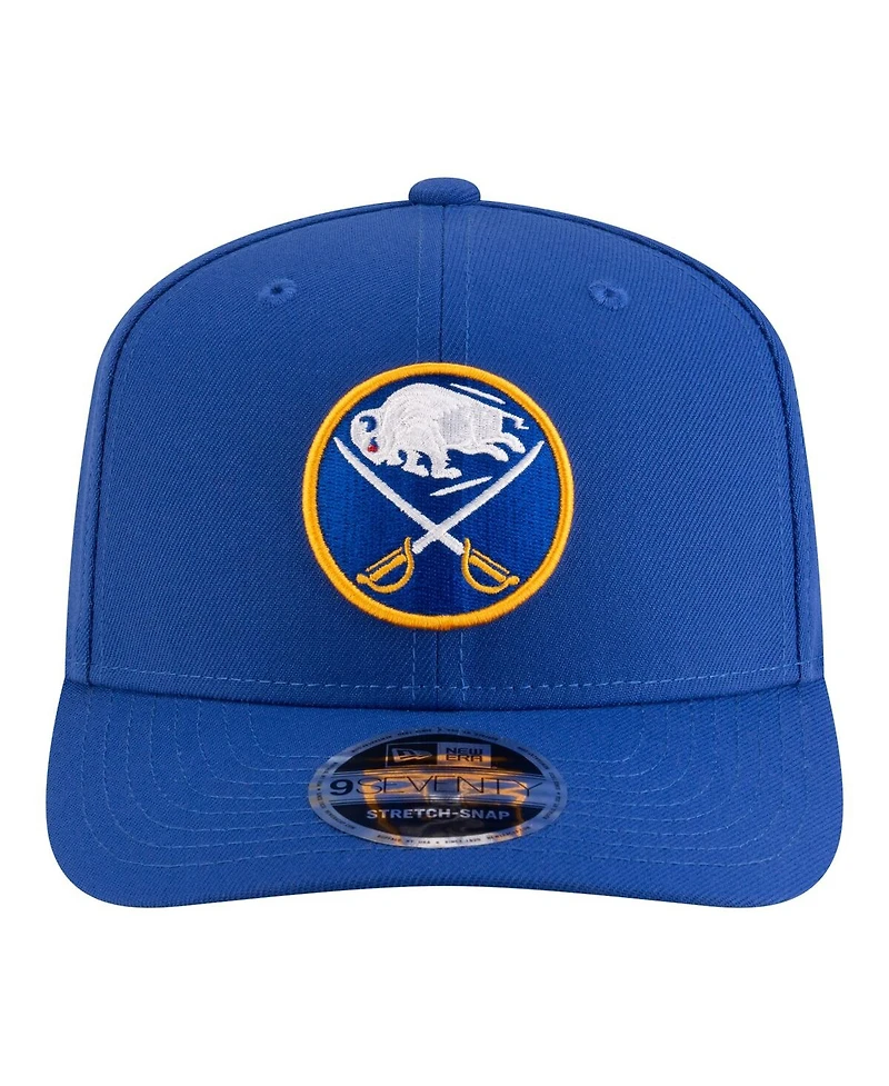 New Era Men's Royal Buffalo Sabres 9SEVENTY Stretch-Snap Adjustable Hat