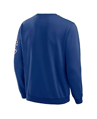 Darius Rucker Collection by Fanatics Men's Royal Chicago Cubs Washed Crew Neck Pullover Sweatshirt