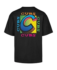 '47 Brand Men's Black Chicago Cubs Sundale Foundation T-Shirt