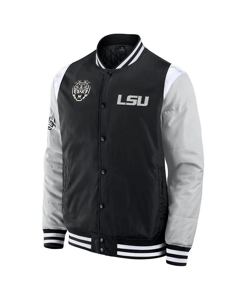 Fanatics Men's Black Lsu Tigers Elements Elite Full-Snap Jacket