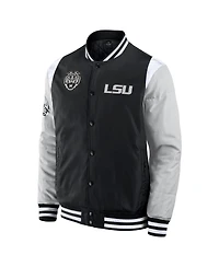 Fanatics Men's Black Lsu Tigers Elements Elite Full-Snap Jacket