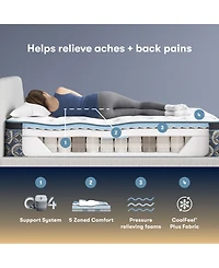 Serta Perfect Sleeper Cascade Range 15" Plush Pillow Top Mattress