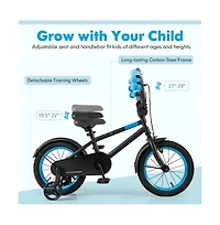 14 Inch Kids Bike with Adjustable Handlebar and Saddle