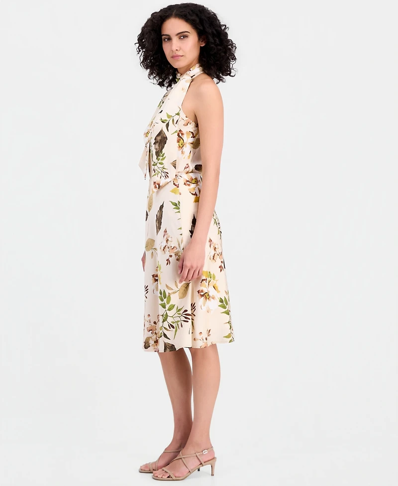 Tahari Asl Petite Side Zip A-Line Skirt