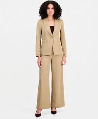 Tahari Asl Women's One-Button Peak-Lapel Blazer